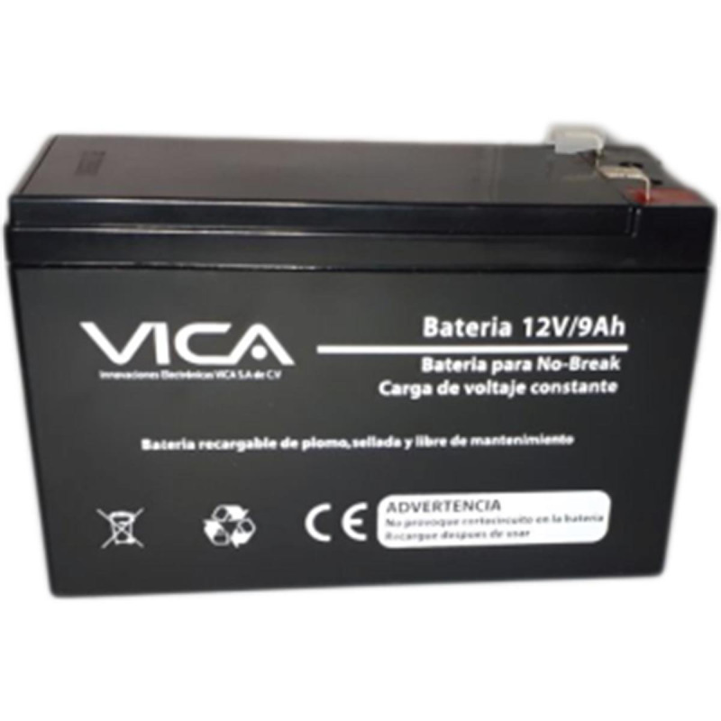 BATERIA DE REMPLAZO 12V 9AH. GENERICA COMPATIBLE CON EL 80% DE NO BREAKS DE OTRAS MARCAS